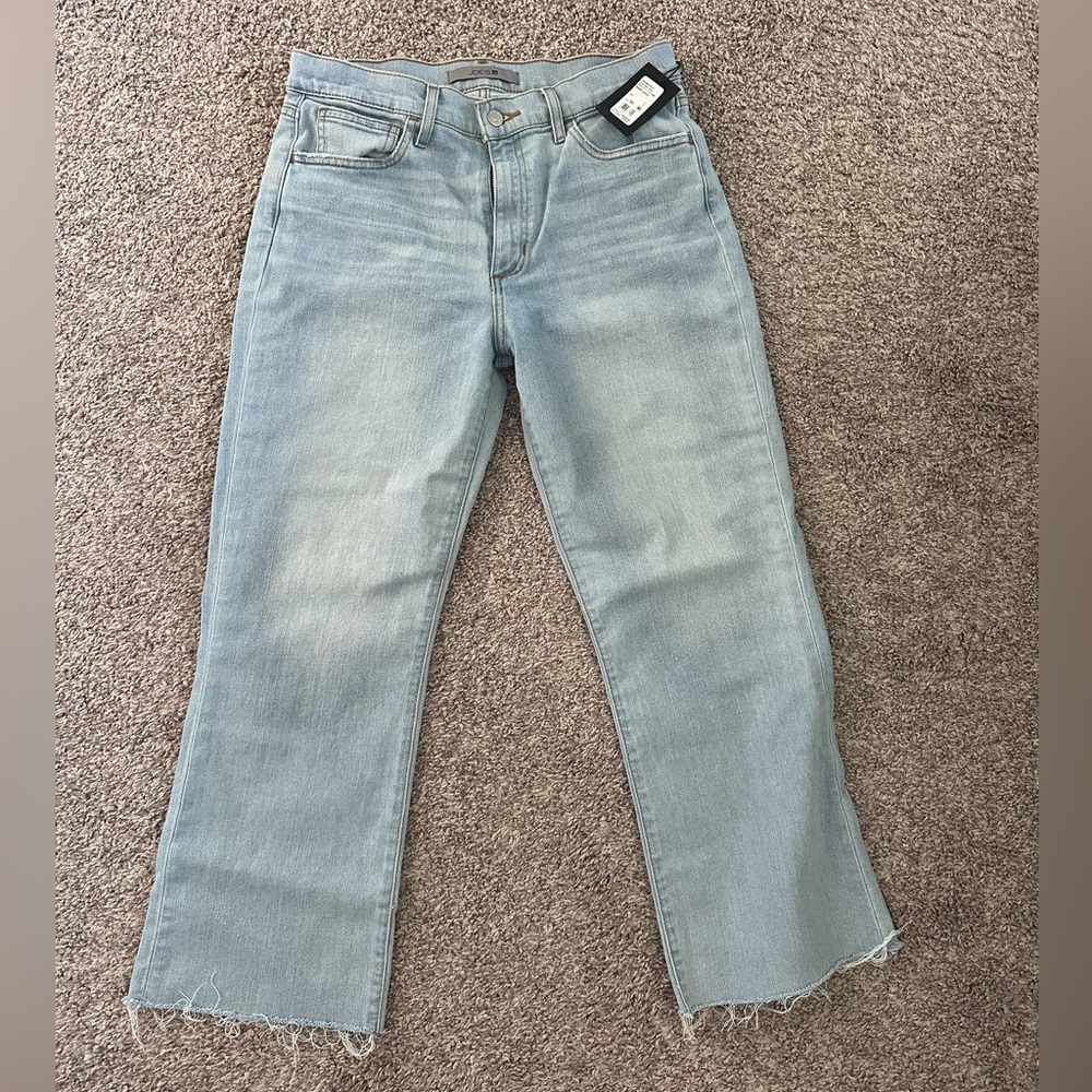 Joe’s Jeans- size 30- High Rise Crop Bootcut w/ Cut Hem